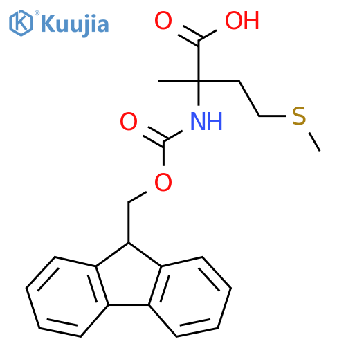 Fmoc-alpha-methyl-DL-methionine structure