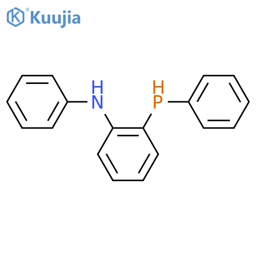Benzenamine, N-phenyl-2-(phenylphosphino)- structure