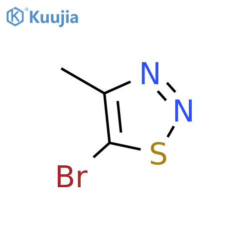5-bromo-4-methyl-1,2,3-thiadiazole structure