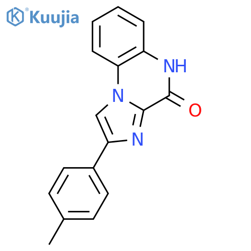 Imidazo[1,2-a]quinoxalin-4(5H)-one, 2-(4-methylphenyl)- structure