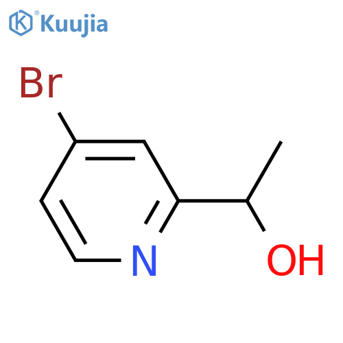 1-(4-bromo-2-pyridyl)ethanol structure