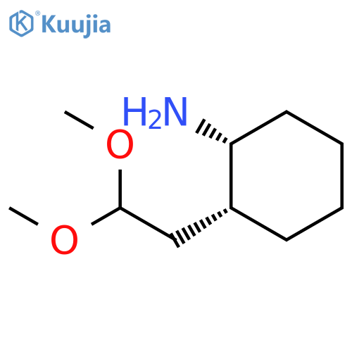 (1R,2R)-2-(2,2-Dimethoxyethyl)cyclohexanamine structure