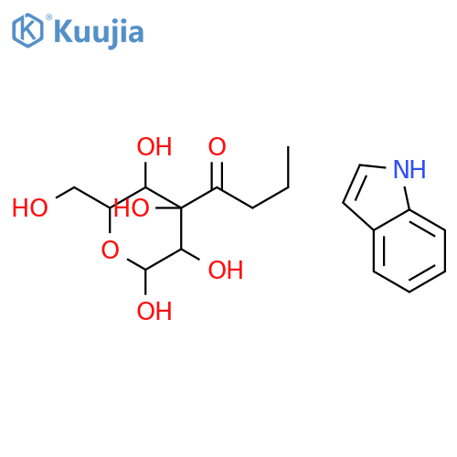 Indole-3-butanoyl β-D-Glucopyranose structure