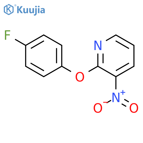 Pyridine,2-(4-fluorophenoxy)-3-nitro- structure