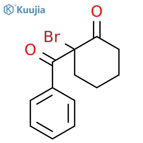 CYCLOHEXANONE, 2-BENZOYL-2-BROMO- structure