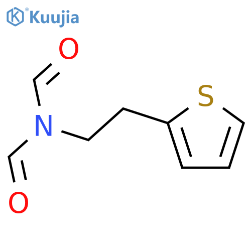 FORMAMIDE, N-FORMYL-N-[2-(2-THIENYL)ETHYL]- structure