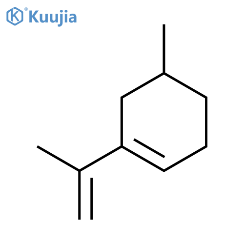 Cyclohexene, 5-methyl-1-(1-methylethenyl)- structure