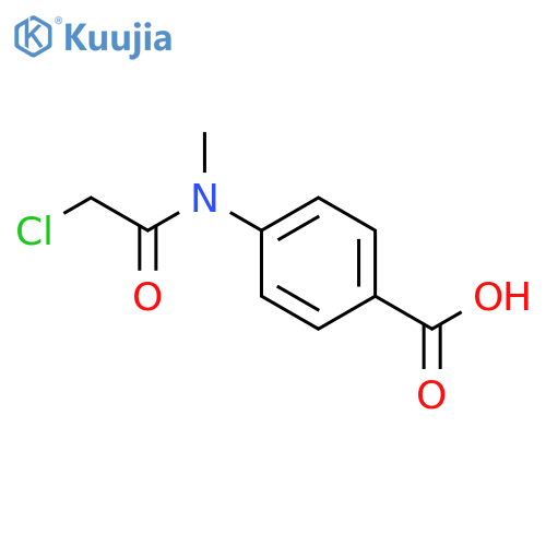 N-Methyl-4-(2-chloroacetamido)benzoic acid structure
