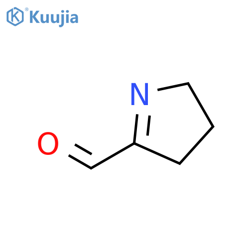 2H-Pyrrole-5-carboxaldehyde, 3,4-dihydro- structure