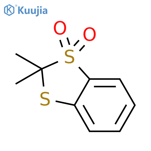 1,3-Benzodithiole, 2,2-dimethyl-, 1,1-dioxide structure