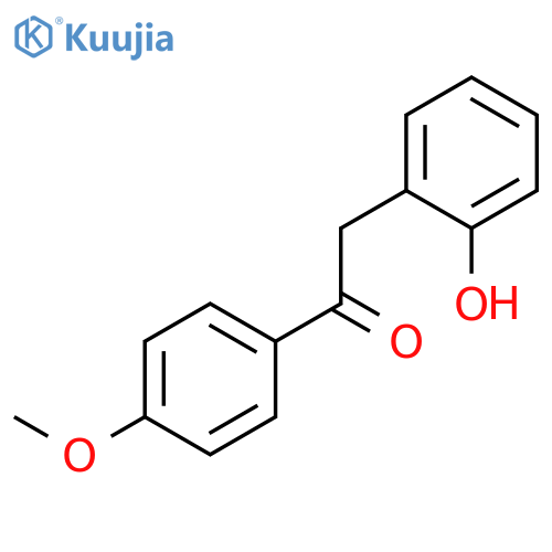 Ethanone, 2-(2-hydroxyphenyl)-1-(4-methoxyphenyl)- structure