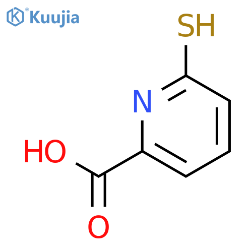 6-sulfanylpyridine-2-carboxylic acid structure