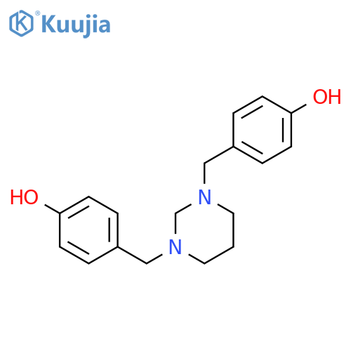 Phenol, 4,4'-[(dihydro-1,3(2H,4H)-pyrimidinediyl)bis(methylene)]bis- structure