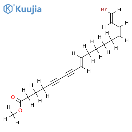 Me ether-(9E,15Z,17E)-18-Bromo-9,15,17-octadecatriene-5,7-diynoic acid structure