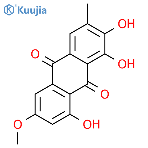 9,10-Anthracenedione,1,2,8-trihydroxy-6-methoxy-3-methyl- structure