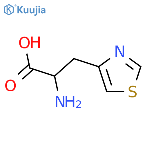 2-amino-3-(1,3-thiazol-4-yl)propanoic acid structure
