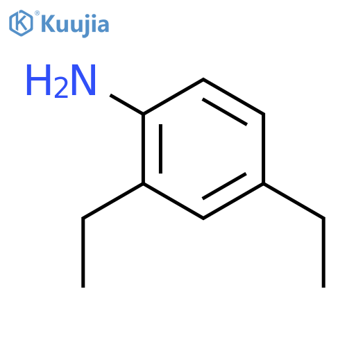 Benzenamine,2,4-diethyl- structure