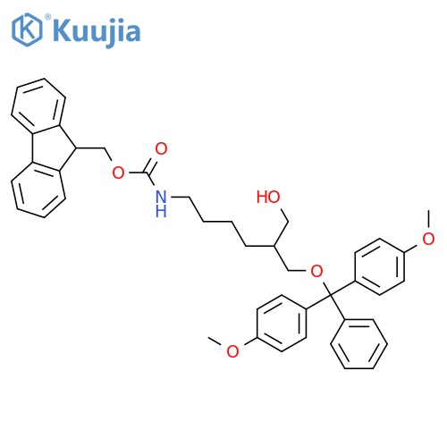 1-O-Dimethoxytrityl-2-(N-Fmoc)-4-Aminobutyl)-1,3-propanediol, >95% structure