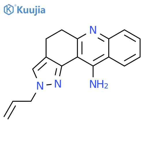 2H-Pyrazolo[3,4-a]acridin-11-amine, 4,5-dihydro-2-(2-propenyl)- structure