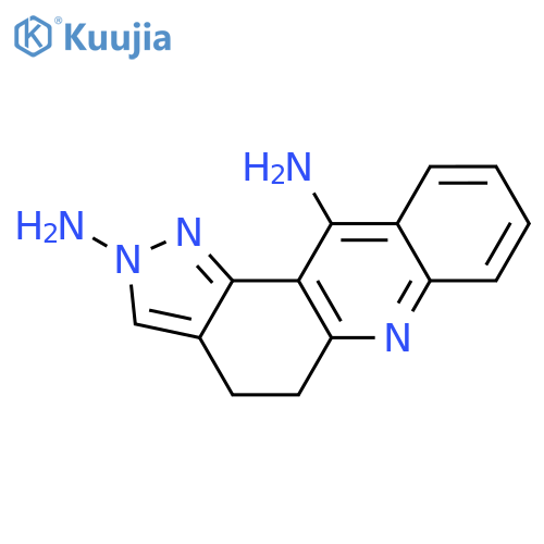 2H-Pyrazolo[3,4-a]acridine-2,11-diamine, 4,5-dihydro- structure