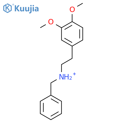 Benzeneethanamine,3,4-dimethoxy-N-(phenylmethyl)-, hydrochloride (1:1) structure