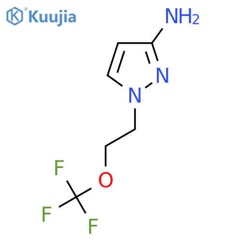 1-2-(trifluoromethoxy)ethyl-1H-pyrazol-3-amine structure