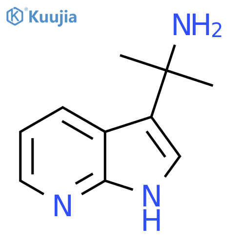 2-{1H-pyrrolo2,3-bpyridin-3-yl}propan-2-amine structure