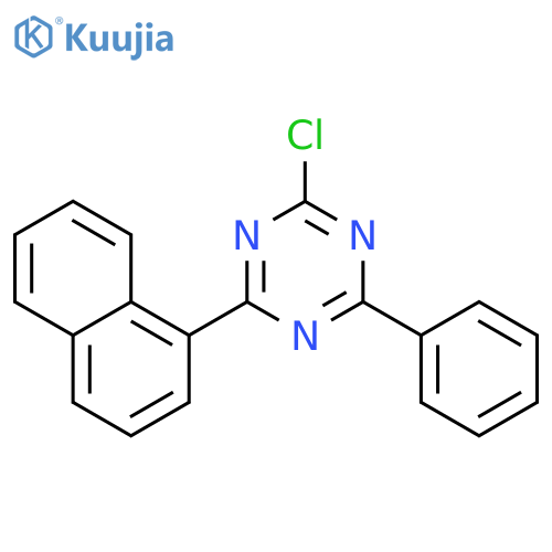 2-Chloro-4-(naphthalen-1-yl)-6-phenyl-1,3,5-triazine structure