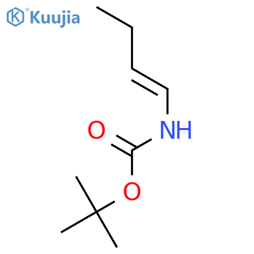 Carbamic acid, N-(1Z)-1-buten-1-yl-, 1,1-dimethylethyl ester structure