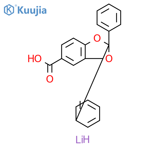 1,3-Benzodioxole-5-carboxylic acid, 2,2-diphenyl-, lithium salt (1:1) structure