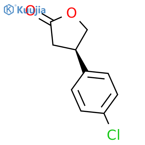 2(3H)-Furanone, 4-(4-chlorophenyl)dihydro-, (4R)- structure
