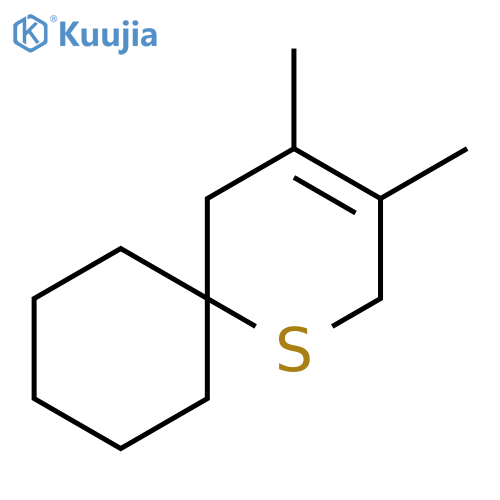 1-Thiaspiro[5.5]undec-3-ene, 3,4-dimethyl- structure