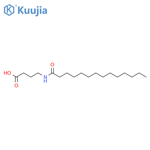 Butanoic acid,4-[(1-oxotetradecyl)amino]- structure