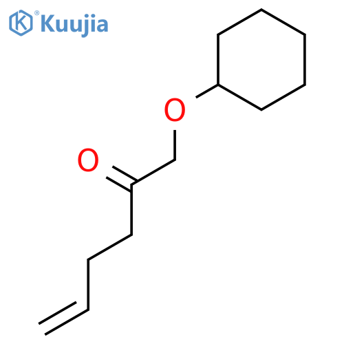 5-Hexen-2-one, 1-(cyclohexyloxy)- structure