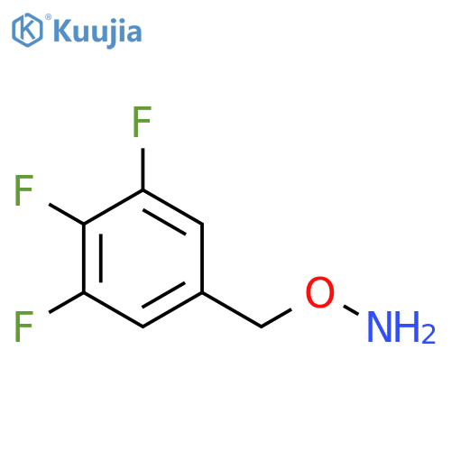 O-(3,4,5-trifluorophenyl)methylhydroxylamine structure