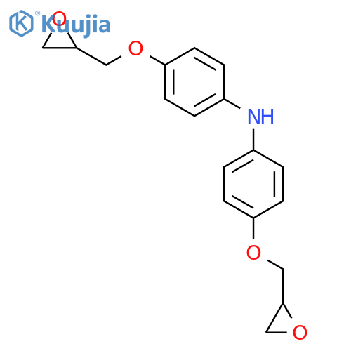 Benzenamine, 4-(oxiranylmethoxy)-N-[4-(oxiranylmethoxy)phenyl]- structure