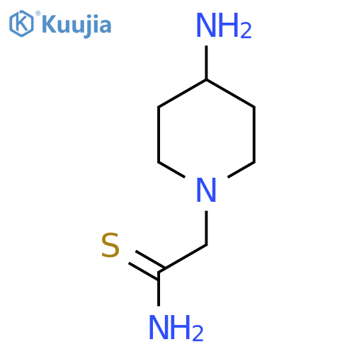 2-(4-Aminopiperidin-1-yl)ethanethioamide structure