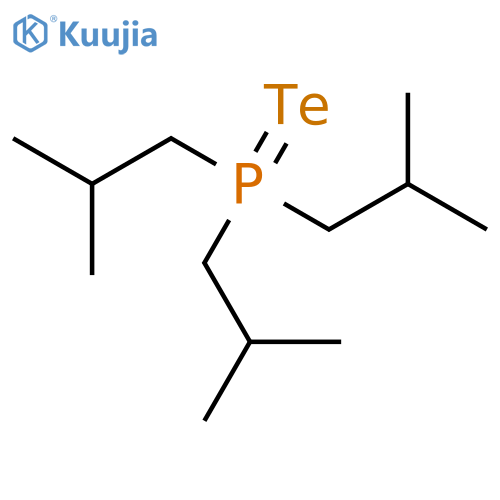 Phosphine telluride, tris(2-methylpropyl)- structure