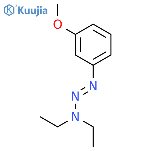 1-TRIAZENE, 3,3-DIETHYL-1-(3-METHOXYPHENYL)-, (E)- structure