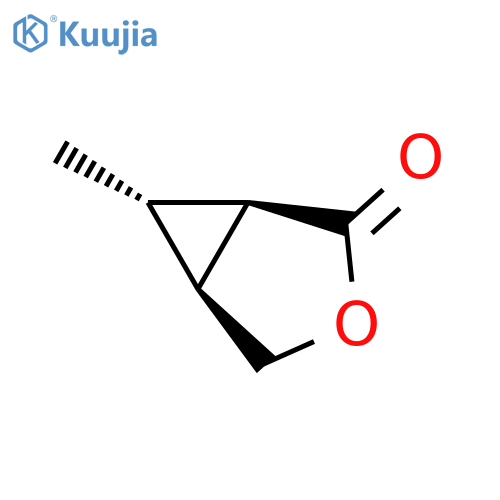 3-Oxabicyclo[3.1.0]hexan-2-one, 6-methyl-, (1R,5S,6S)-rel- structure