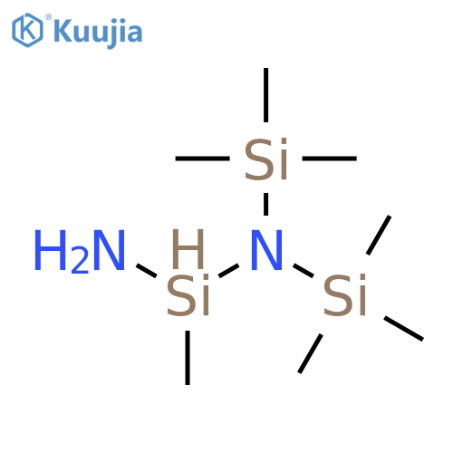 Silanediamine, 1-methyl-N,N-bis(trimethylsilyl)- structure