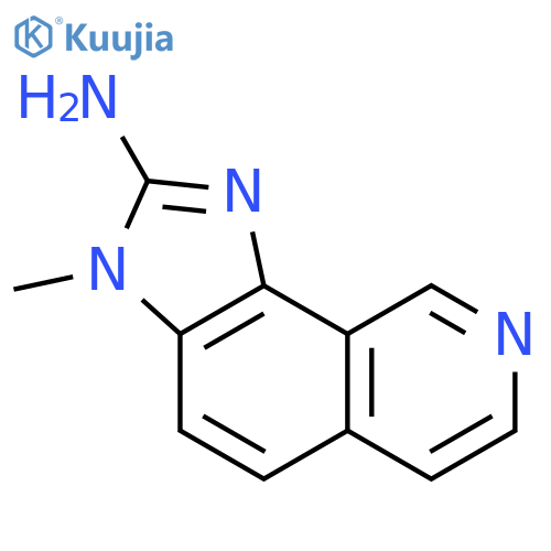 2-Amino-3-methyl-3H-imidazo4,5-hisoquinoline structure