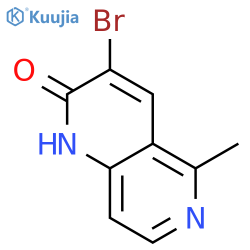 3-Bromo-5-methyl1,6naphthyridin-2(1H)-one structure