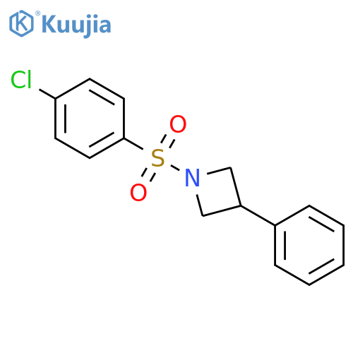 Azetidine, 1-[(4-chlorophenyl)sulfonyl]-3-phenyl- structure
