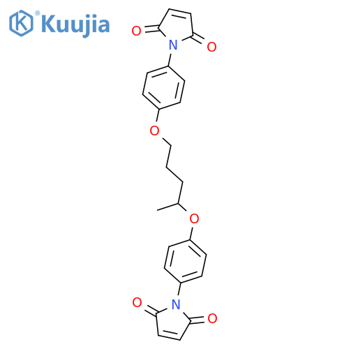 1H-Pyrrole-2,5-dione,1,1'-[1,5-pentanediylbis(oxy-4,1-phenylene)]bis- (9CI) structure