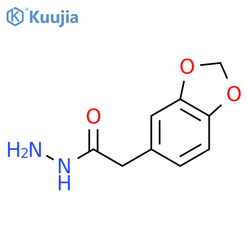 2-(1,3-Benzodioxol-5-yl)acetohydrazide structure