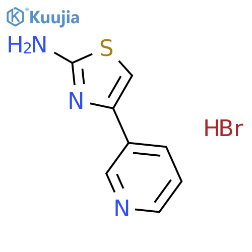 4-(Pyridin-3-yl)thiazol-2-amine hydrobromide structure