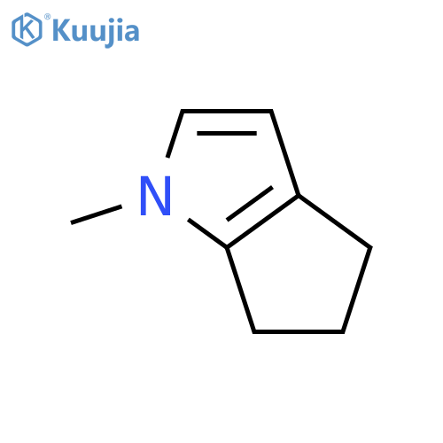 Cyclopenta[b]pyrrole,1,4,5,6-tetrahydro-1-methyl- structure