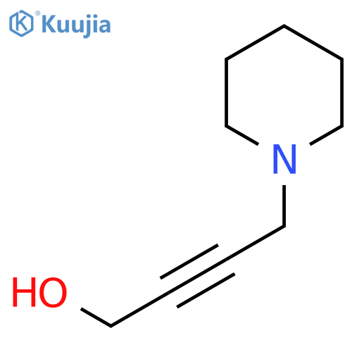 2-Butyn-1-ol,4-(1-piperidinyl)- structure