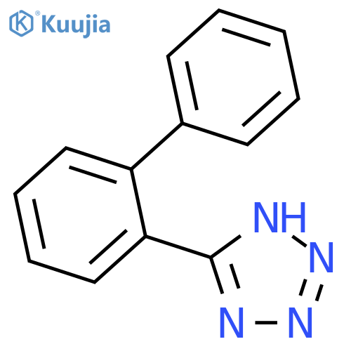 5-1,1'-Biphenyl-2-yl-2H-tetrazole structure